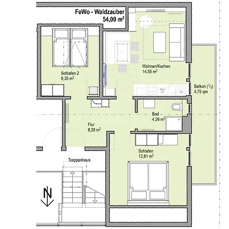 Familienurlaub Haus Bergahorn Apartment